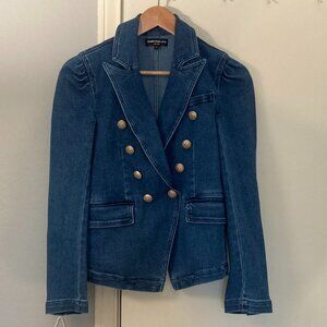Generation Love Sutton blazer, medium wash denim, sz. S